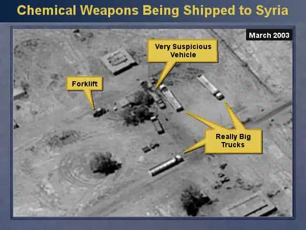 Resurrecting the Iraqi WMD to Syria Myth