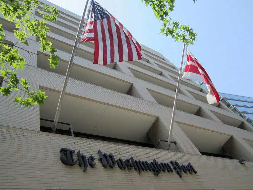 The Washington Post building in Washington, DC (Daniel X. O'Neil/CC BY 2.0)