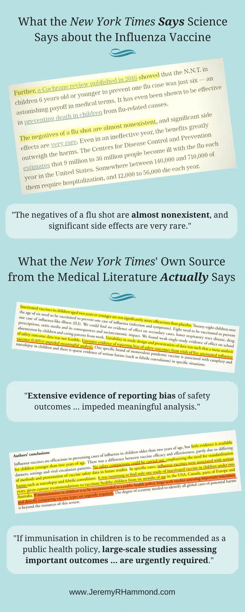 nyt vs science flu shot infographic 2