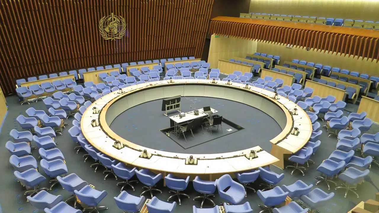 The Executive Board Room of the World Health Organization (WHO) (Thorkild Tylleskar/CC BY-SA 3.0)