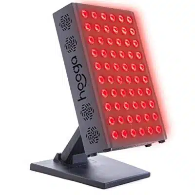 Hooga Red Light Therapy 660nm 850nm Red Near Infrared Dual Chip Flicker Free LEDs PRO Series Adjustable Stand 60 LEDs Clinical Grade for Energy Pain Skin Recovery Performance PRO300 0